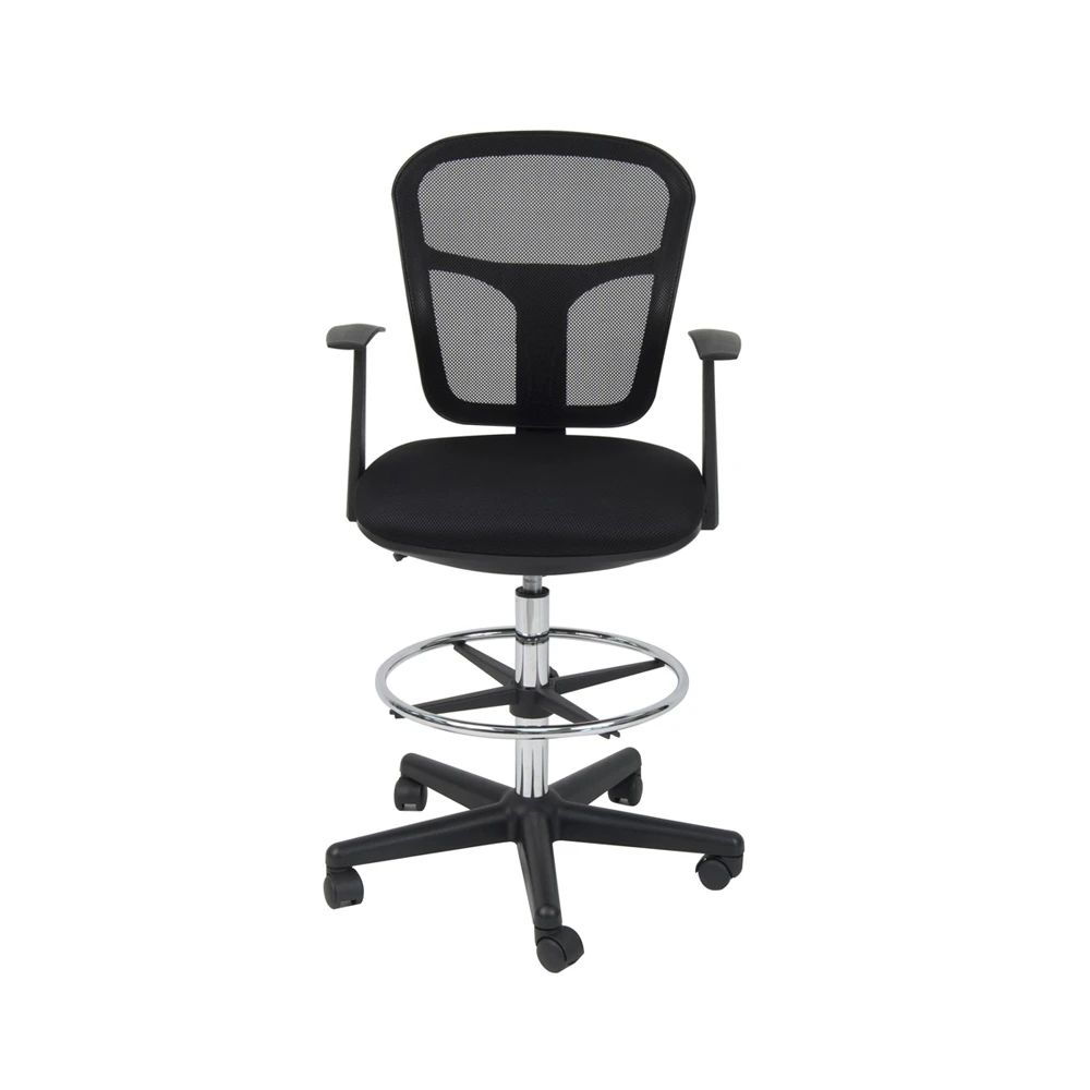 studio designs home office riviera drafting chair black