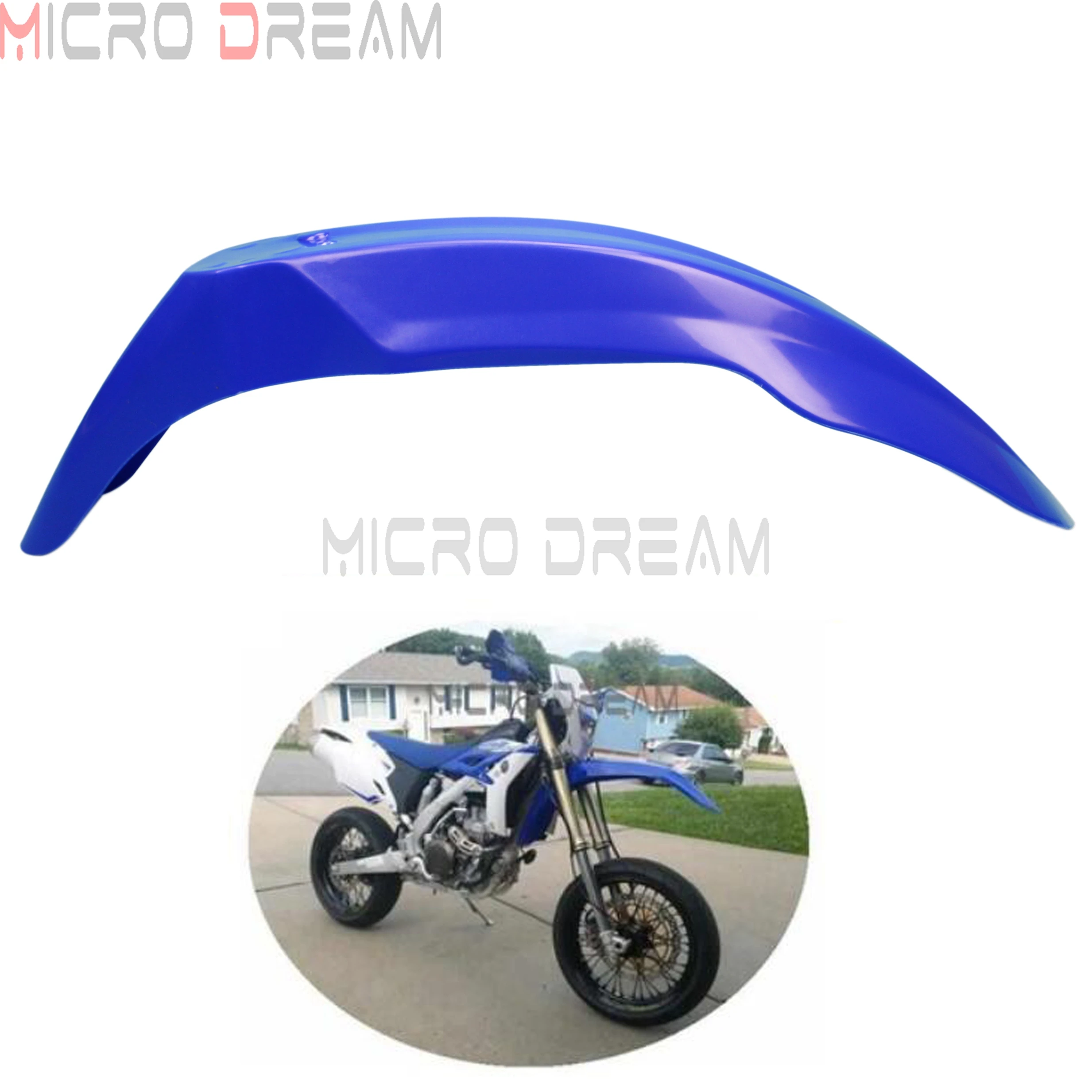 

Universal Front Fender Motocross Dirt Bike Dual Sports Motorcycles Supermoto Mudguards For Yamaha TTR250 TT600RE Serow 225/250