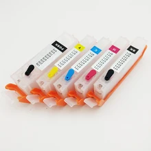 Einkshop 5 шт. для canon pgi-480 cli-481 пустой чернильный картридж для принтера Canon принтерам PIXMA TS6140 TS8140 TS9140 TR7540 TR8540 Одноразовый чип