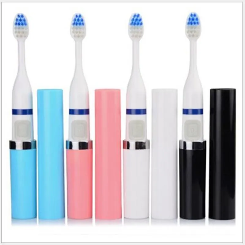 AT FASHION Lipstick shaped Electric Toothbrush Sound Wave Vibration