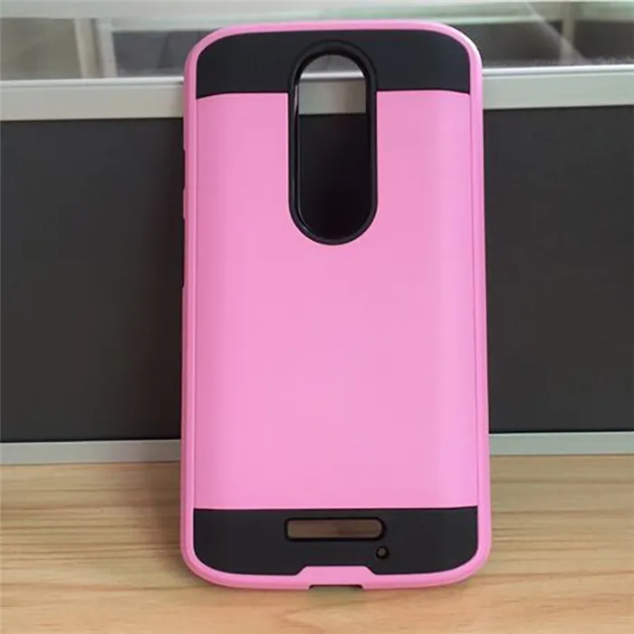 Advaka Роскошный Матовый ТПУ силиконовый чехол для Motorola Moto G3 3rd Gen3 X2 X3 чехол-крышка Coque Fundas для Moto X2 X3 чехол Capa - Цвет: Pink
