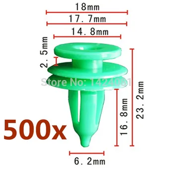 

500x / lot for Cirrus, for WJ Grand Cherokee Stratus 1995-On 6503204 Nylon Trim Panel Rivet Retainer Clip