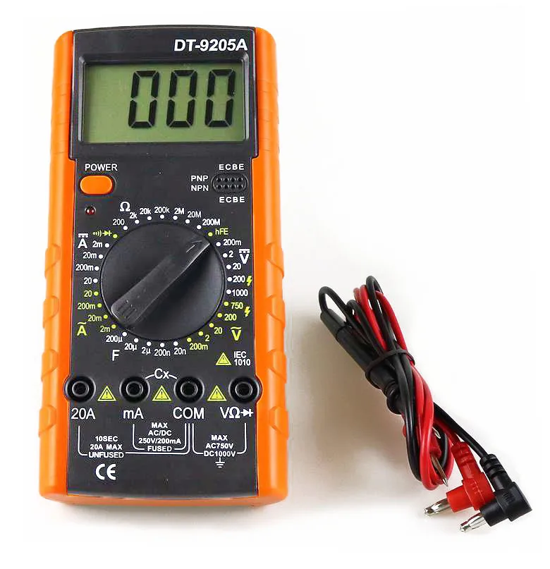 

DT9205A Electrician high precision electronic multimeter, digital omnipotence meter, multi meter ammeter, automatic shutdown.