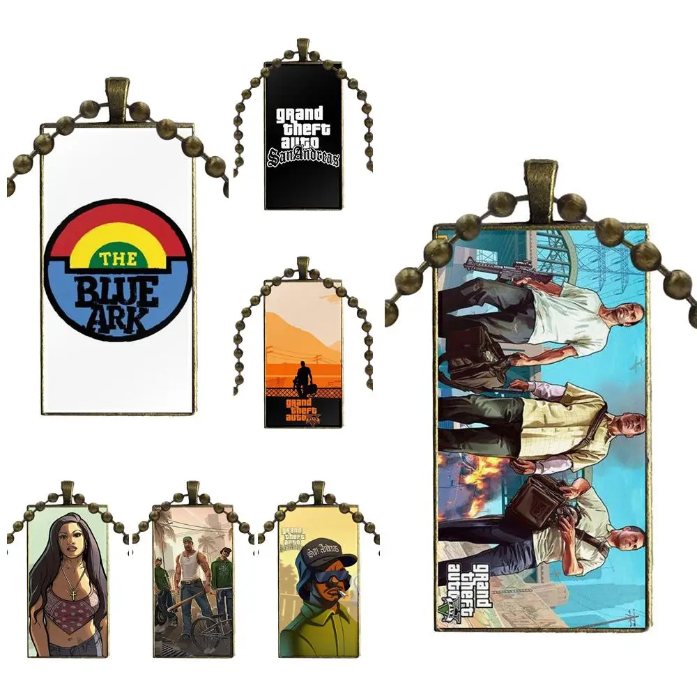 Gta Grand Theft Auto 5 V San Andreas Design Fashion Vintage Glass Women
