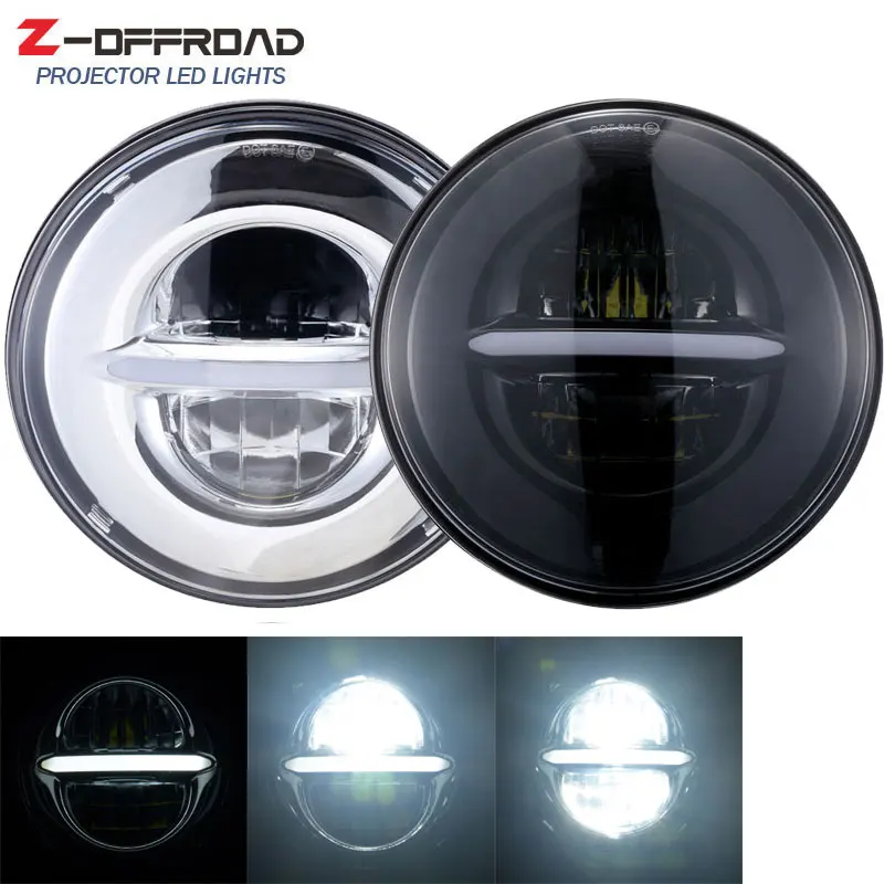 Для железо 883 Dyna Улица Боб FXDB руль 5 75 LED с DRL фар лампы освещения замена| |