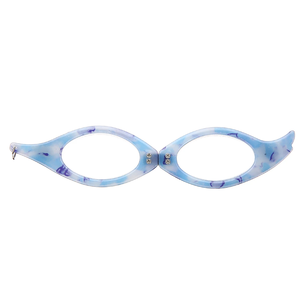 Shellhard Colorful Frame Necklace Vintage Folding Reading Glasses Chain Pendant Reader Necklace For Older Women Men Jewelry +2.0