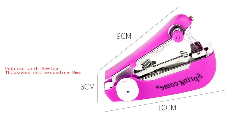 1 шт. многофункциональная мини швейная машина Одиночная игла портативные Швейные машины бытовые ручная швейная машина