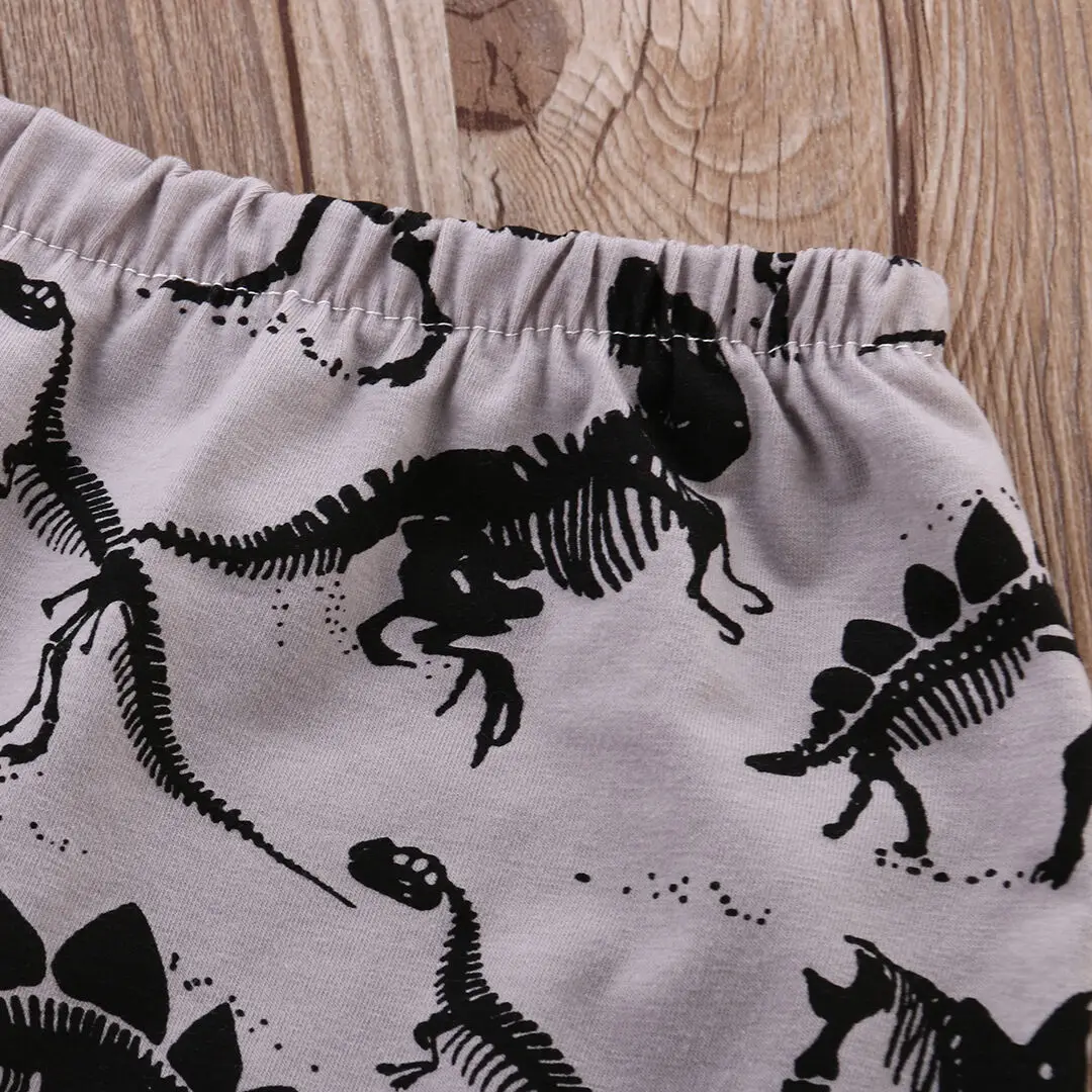 Летние модные пляжные шорты с милым динозавром для маленьких мальчиков и девочек короткие штаны пляжные брюки для детей от 0 до 24 месяцев