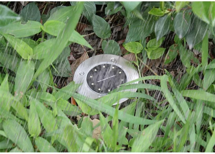 Paisagem ao ar Livre da Escada sob a Terra 12 à Prova Água Solar Jardim Quintal Gramado Enterrado Caminho Luz Decoração Noite Lâmpada d' Led 14 QQ??20190614160930
