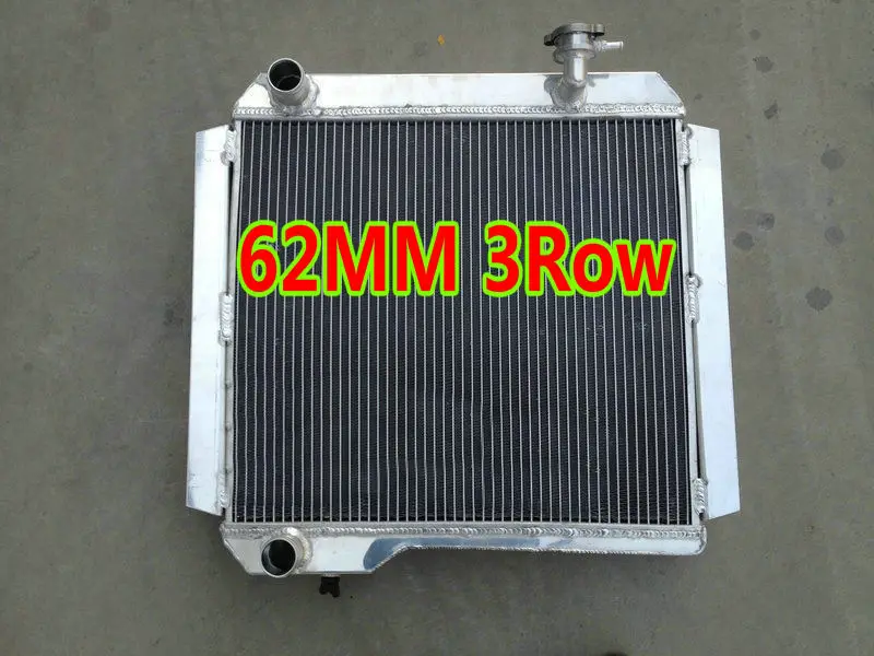 3 рядный алюминиевый радиатор 62 мм для TOYOTA Land cruiser BJ42/BJ43/BJ44/BJ45/BJ46 3B 3.4L DIESEL