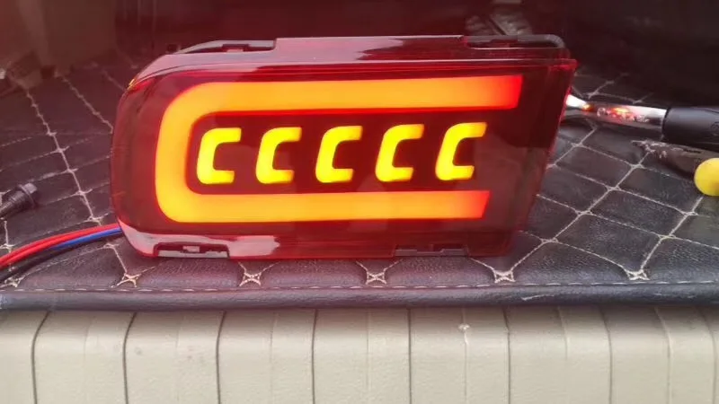 RQXR светодиодные задние бампера света для Toyota FJ150 вождения сигнальная лампочка течет тур