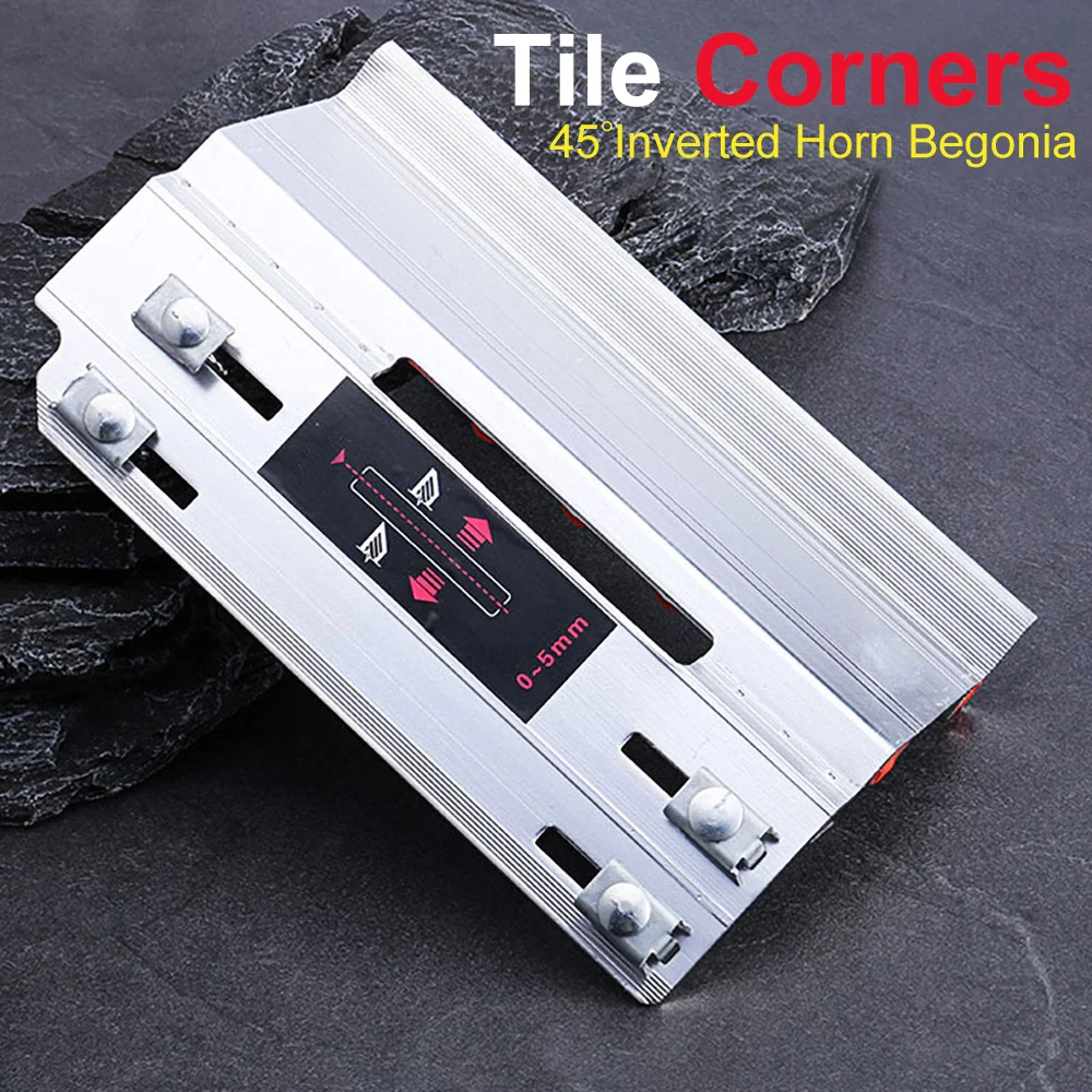 

Newly Tile 45 Degree Angle Cutting Helper Tool Aluminum Alloy Multifunctional Accessories