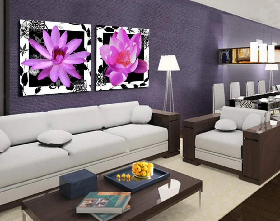 Lila kunst werbeaktion shop für werbeaktion lila kunst bei ... Wohnzimmer deko in lila