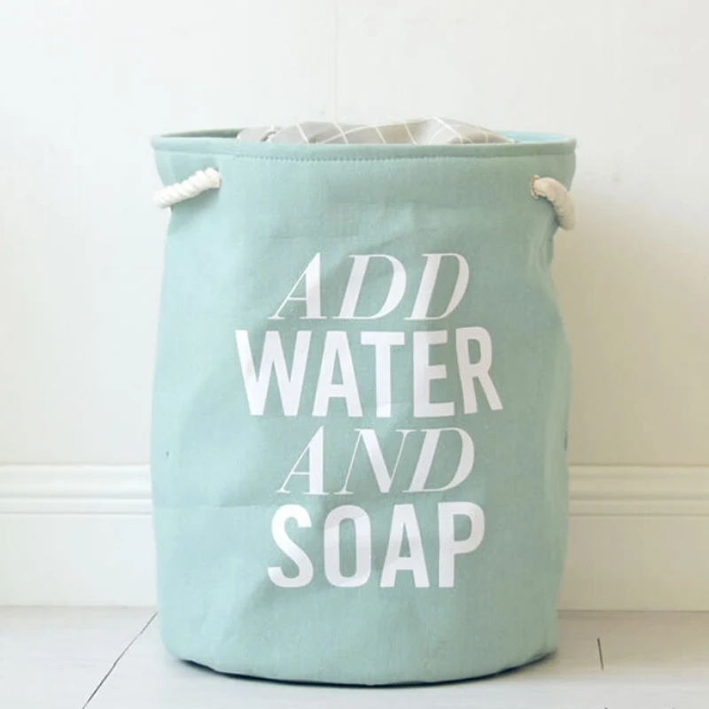 Buy Foldable Cotton&Linen Laundry Baskets Large