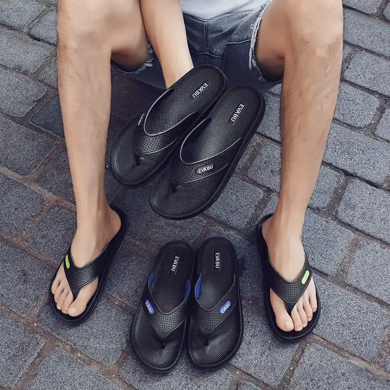 men in flip flops