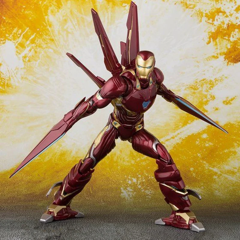

Marvel SHF Ironman MK50 Nano Weapon Set Avengers Infinity War Action Figures Movie Model Toys