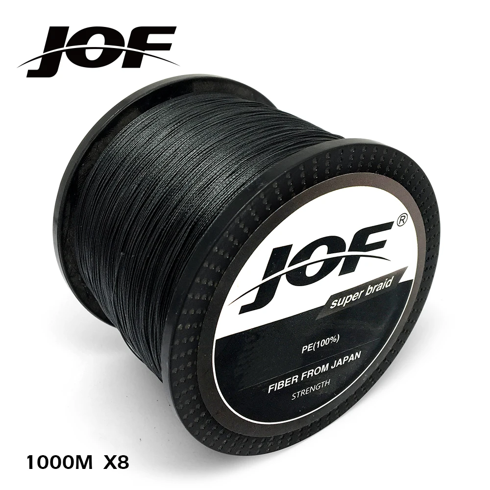 JOF صنارة صيد بولي ايثيلين مجدول أسود المتعددة الشعيرات الصيد الحبل قوي 8 السواحل 100 متر 150 متر 300 متر 500 متر 1000 متر JOF صنارة صيد بولي ايثيلين مجدول أسود المتعددة الشعيرات الصيد الحبل قوي 8 السواحل 100 متر 150 متر 300 متر 500 متر 1000 متر