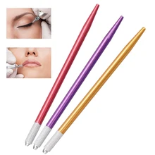 1 шт. Дизайн Перманентный макияж бровей татуировки Microblading ручка для круглых