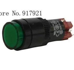 

[ZOB] Swiss imports EAO button switch lights round 16mm diameter 18mm panel opening solder terminals  --2PCS/LOT