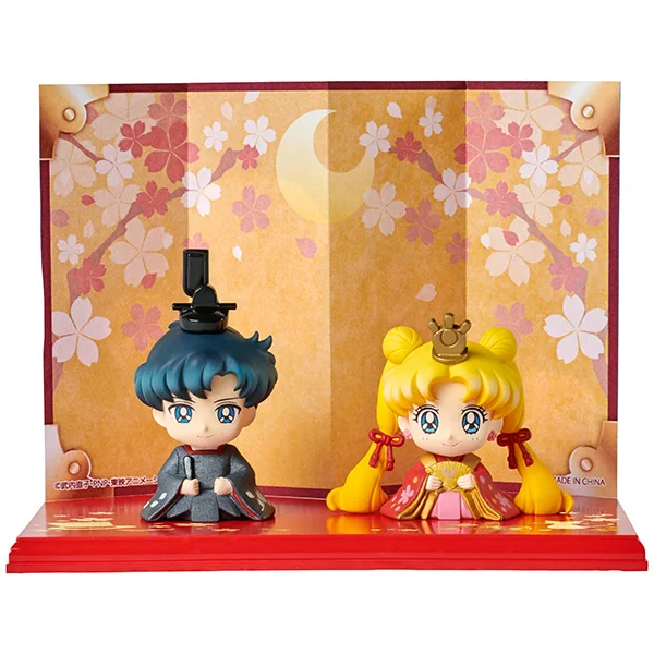 PrettyAngel-megahouse натуральный Petit Chara Hinamatsuri симпатичный защитник Сейлор Мун Usagi & Mamoru Haruka & Michiru