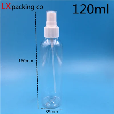 Garrafas de Perfume Lote Frete Grátis 60 100 120 150 ml Claro Plástico Retilable Spray Vazio Recipiente Cosmético Atacado 50 Pçs - 25 Garrafas reutilizáveis