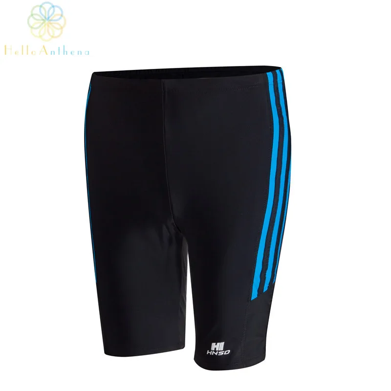 

Upgrade Imitation Sharkskin Fabric 5 Minutes Swimming Trunks Prevent Water Swimming Trunks Black Quick-Drying Breathable H-8266