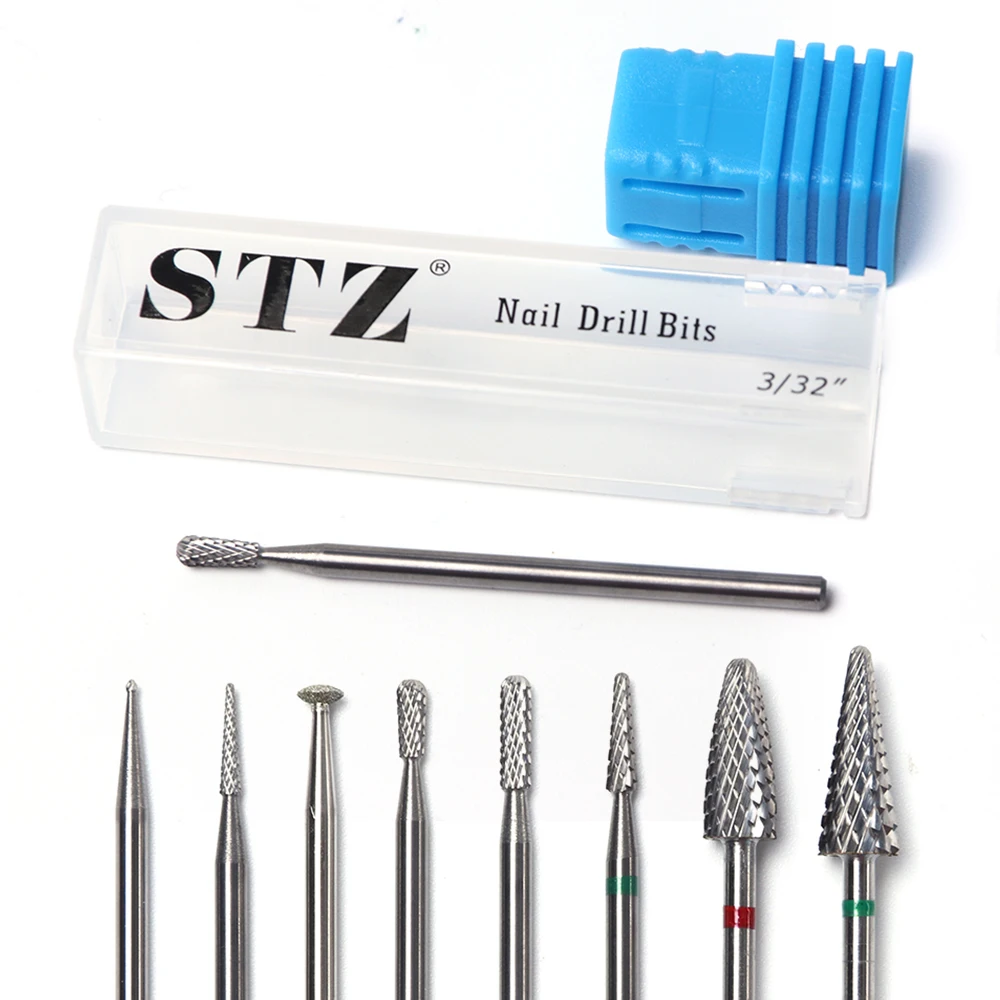 

1pcs Tungsten Carbide Nail Drill Bit Electric Milling Cutter Remove Gel Varnish Gem Polisher Nail Tool Sander for Manicure LA901