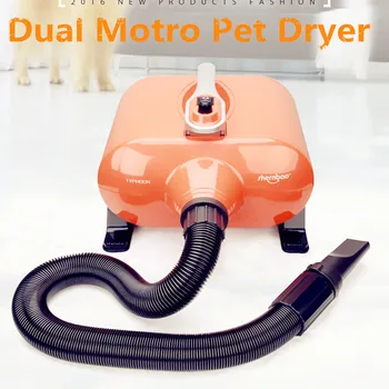 Online Large Dryer For Pets Dog Blow Dryer With Dual Motor Hair Blower For Grooming 2800w Fast Drying In 10 Minutes
