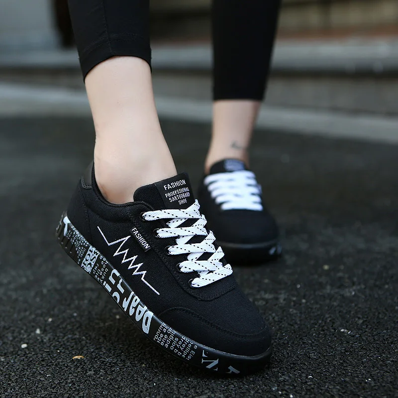 

2019 New sneakers Shoes Women flats Fashion Breathable PU Leather Platform White Women Shoes casual shoes canvas shoes NVX12