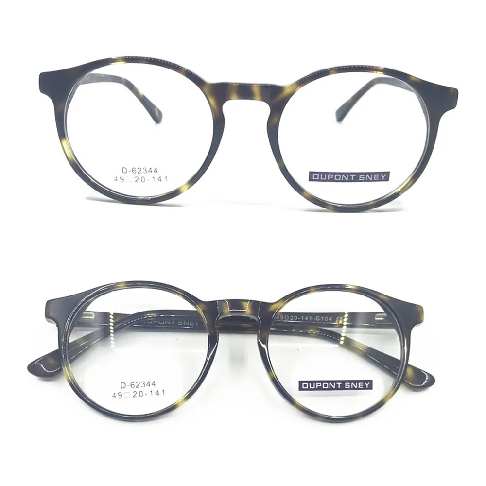 Vintage Acetate Tortoise Spring Hinges Eyeglass Frames Full Rim Rx able