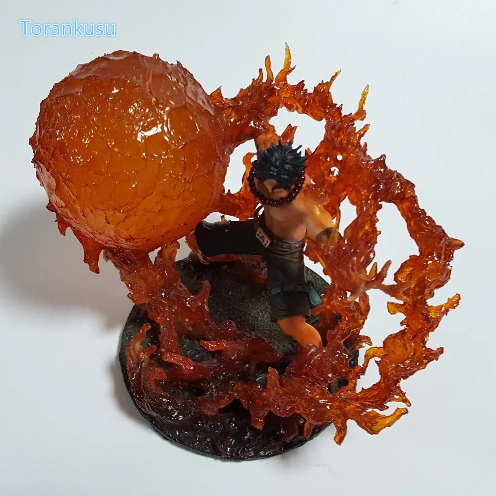 One piece фигурки Ace Fire Fist DIY фигурка игрушки Аниме Onepiece Portgas D Ace Diorama Fire Devil Фрукты Модель игрушки OP28