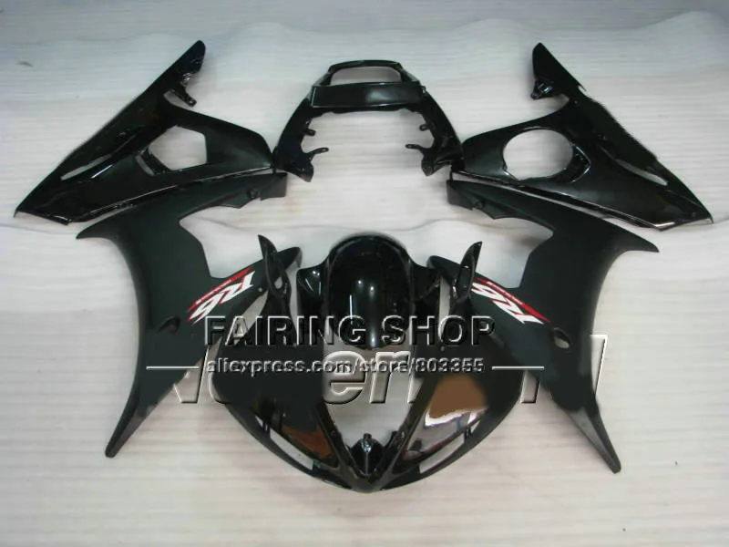 Новый комплект обтекателей для мотоцикла YAMAHA YZFR6 2003 2004 2005 матовых черных YZF R6 03 04 05