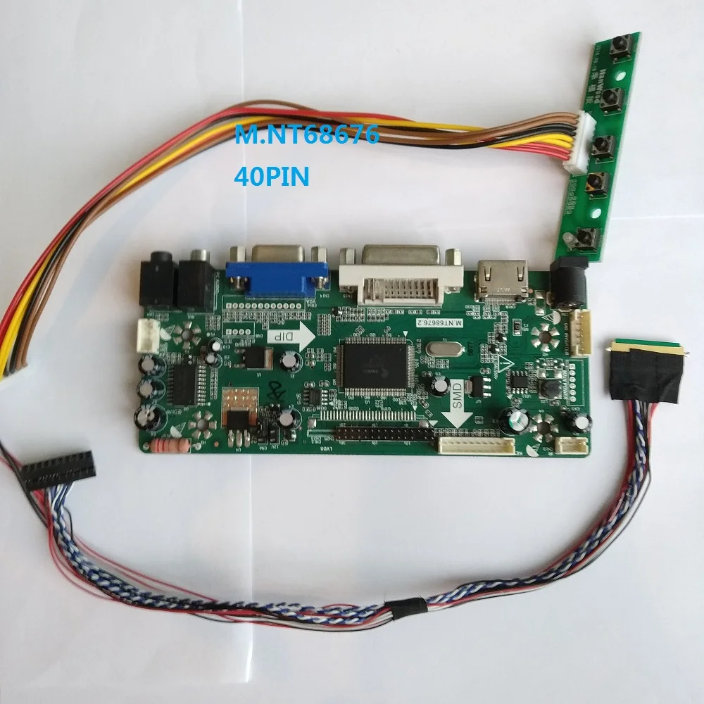 

Kit For B121EW09 V0 LVDS 40pin 12.1"DIY 2019 Driver VGA HDMI LCD LED Panel Screen 1280*800 DVI Audio Controller board