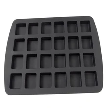 1 шт. 24 сетки черный DIY для ручной работы Силиконовая поднос для льда для сока кухонные инструменты для мороженого кухонный инструмент