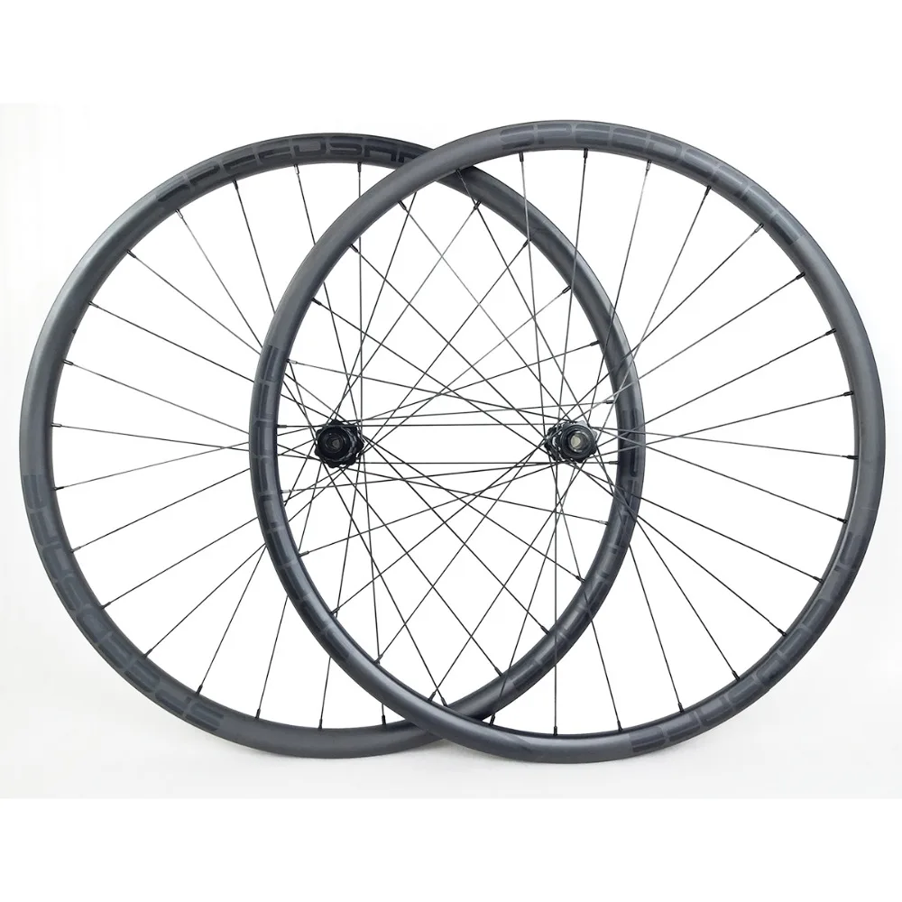 

1290g SUPER LIGHT carbon BOOST wheelset 29er MTB XC 28mm hookless 22mm deep clincher tubeless straight pull mountain bike wheels