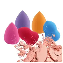 5 шт. макияж основа губка быть больше в воде косметический спонж для пудры гладкая Капля воды губка-тыква 40