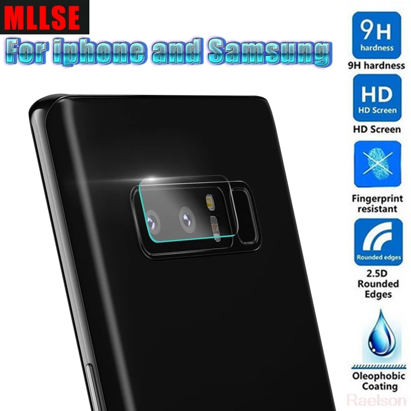 Mllse Объективы для фотоаппаратов Защитная пленка Samsung Galaxy Note 8 5 S8 S7 S6 Edge стекло iPhone X