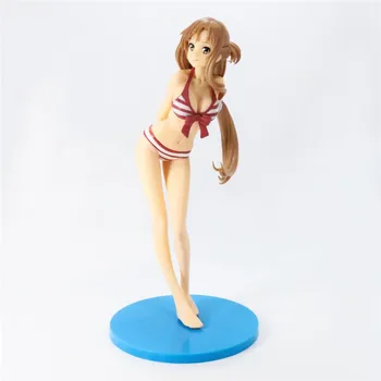 

New Anime Sword Art Online figures Yuuki Asuna Swimsuit ver. PVC action figure collection model toys for christmas gift