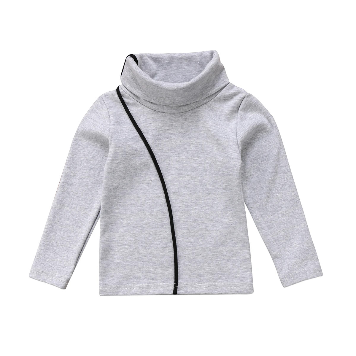 2017 Fahion Baby Child Girls Turtleneck Tshirt Infant Little Girl