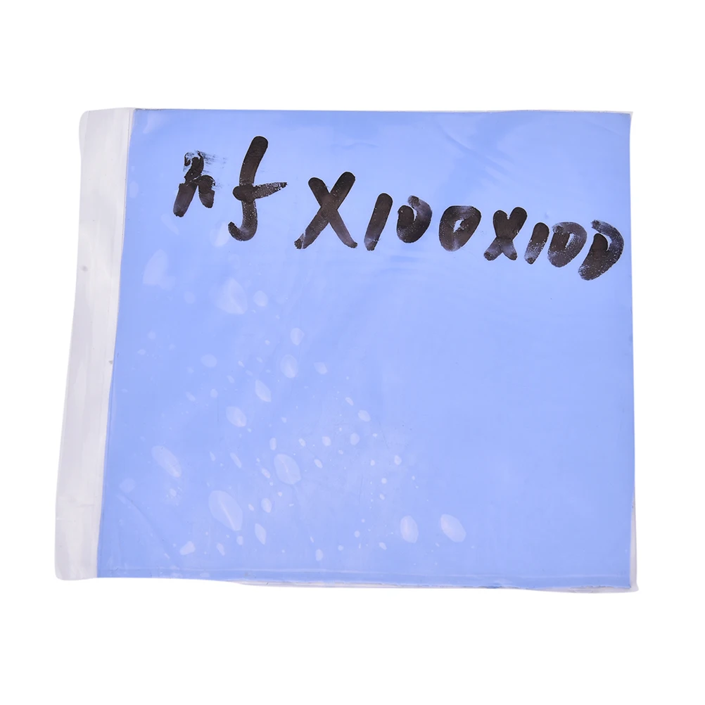 

New Blue 1.5mm CPU Silicone Pad Computer Heatsink Cooling Thermal Conductive Silicone Pad 100*100*1.5mm