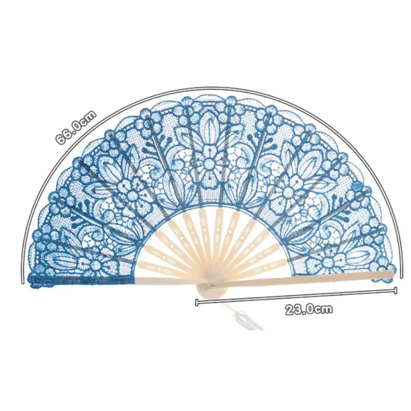 Китайский стиль ручной складной кружевной вентилятор для свадьбы и украшения дома танцевальный Складной вентилятор