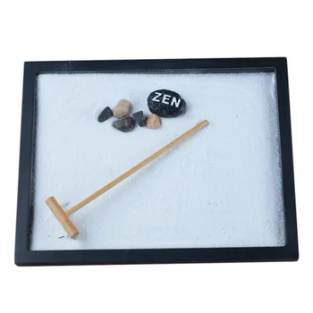 

Elaborately Statue Zen Garden Sand Meditation Peaceful Relax Decor Set Spiritual Zen Garden Kit Decoration Set