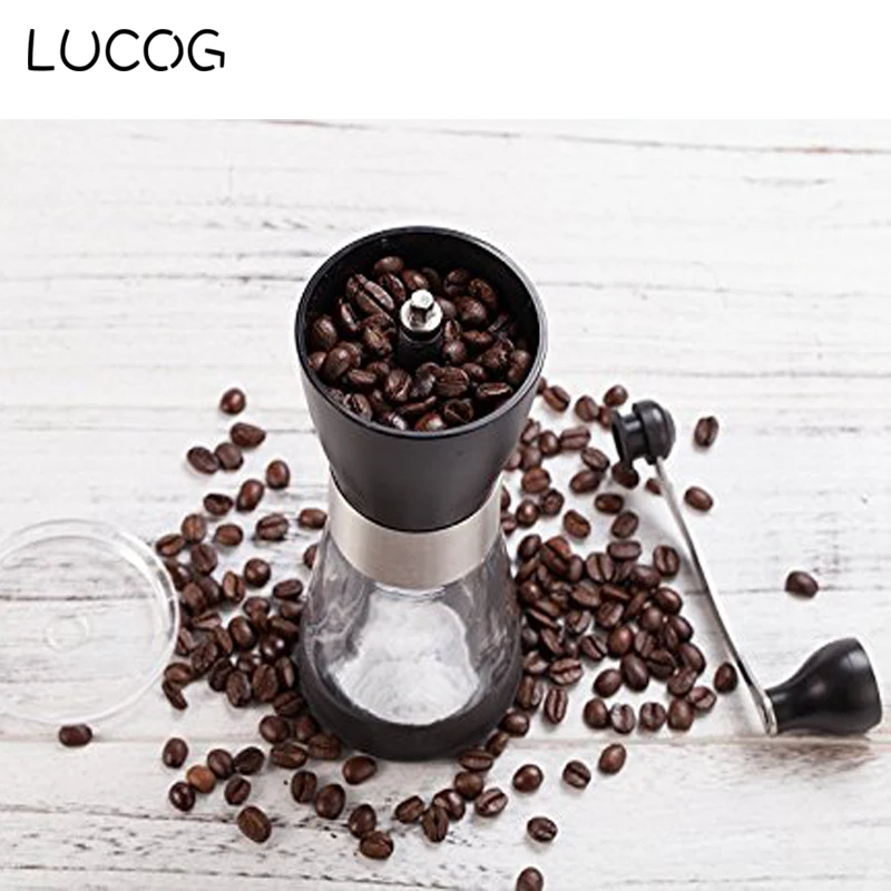 Ручная кофемолка LUCOG с керамическим сердечником моющаяся кухонная бытовая