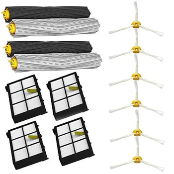 

Tangle-Free Debris Extractor & Hepa Filter & Side Brush For Irobot Roomba 800 900 Series 870 880 980