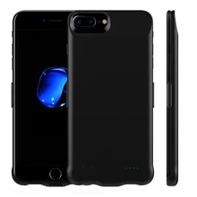 Мощность чехол для iphone 8 8 плюс 7 7 Plus 10000 мАч Портативный Зарядное устройство Перезаряжаемые внешнего резервного Батарея Мобильные аккумуляторы portátil