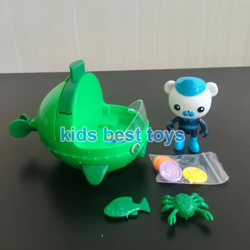 Octonauts транспортные средства лодка корабль подводные лодки с фигурками игрушечные лошадки капитан Барнакл квази для маленьких детей Рождественский подарок