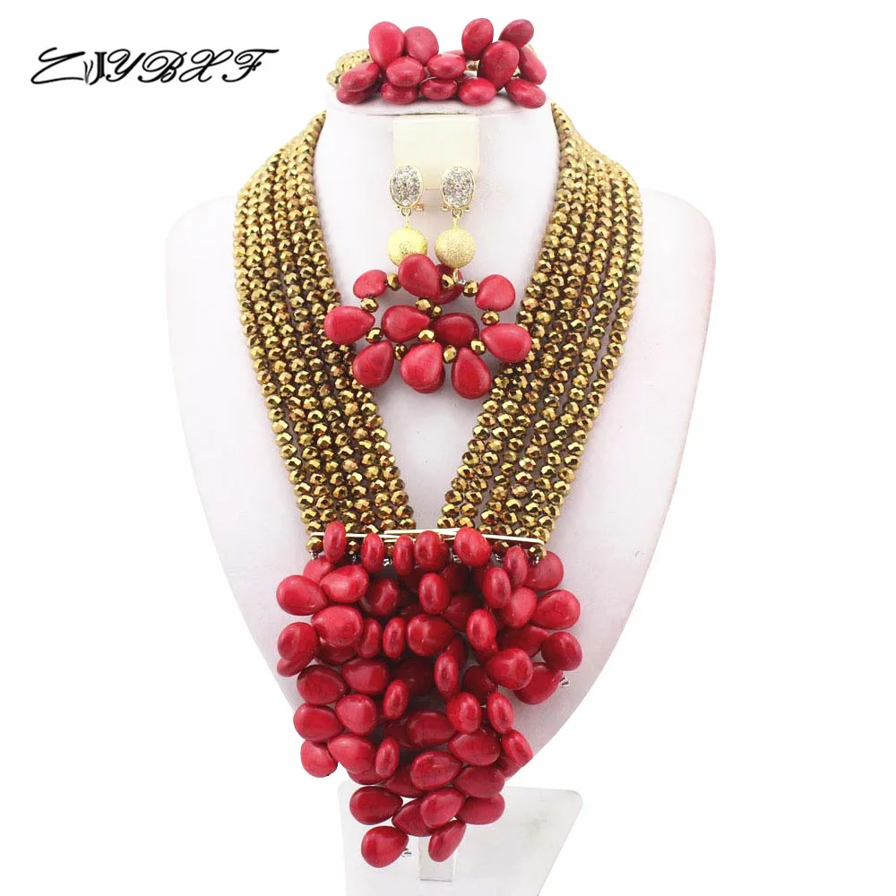 

Charming Nigerian Wedding African Beads Bridal Jewelry Set Purple Crystal Beads Jewelry Set Free Shipping HD5594