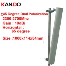 18dbi двойной поляризация+ 45&-45 градусов 2300-2700 мГц Панель Антенна 2.4 г Wi-Fi антенны базовой использование станции FDD 4 г антенны, tdd антенны