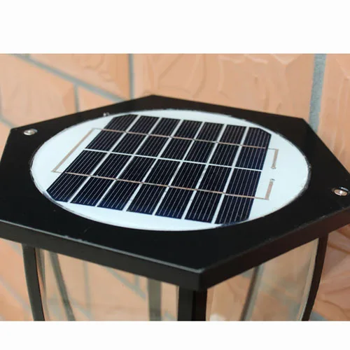 Винтажный 7 светодиодный настенный светильник на солнечных батареях для дома/сада, ландшафтный желоб для ограды, двора