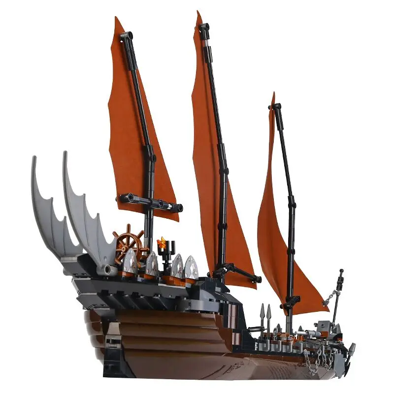 

Lepin 16018 New The lord of rings Series The Ghost Pirate Ship Set LegoINGys 79008 Educational Building Block Brick Toys Gifts